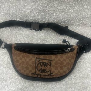 COACH Monster Canvas Waist Belt Bag
